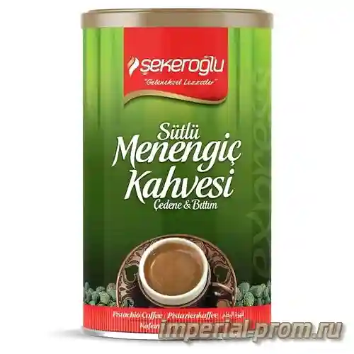 Sekeroglu турецкий кофе молотый 100г фото Молотый кофе * Кофе молотый, кофе арабика, кофе с фисташками, Sekeroglu, MENENGI