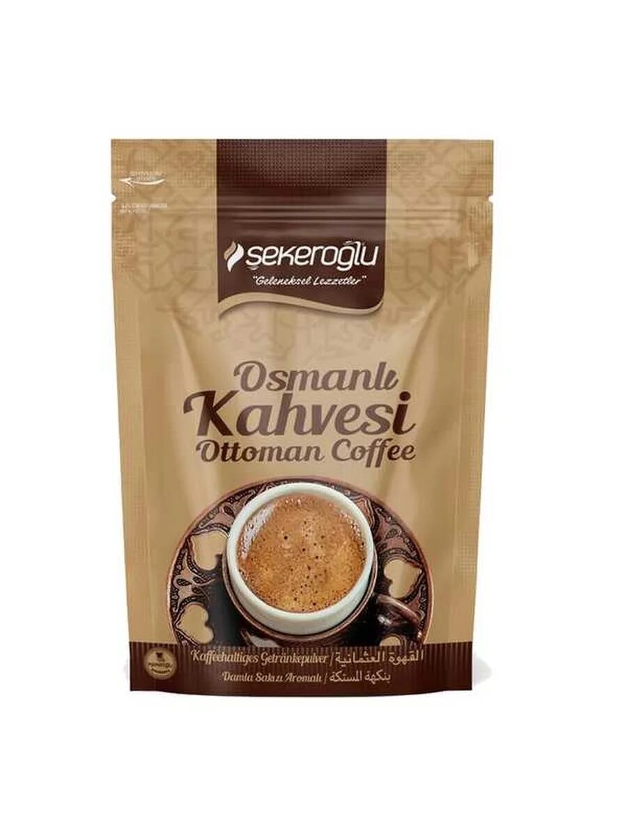 Sekeroglu турецкий кофе молотый 100г фото Турецкий кофейный напиток Sekeroglu Osmanli Кahvesi , 200гр Sekeroglu 60279830 к