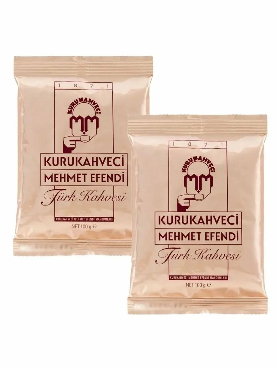 Sekeroglu турецкий кофе молотый 100г фото Турецкий кофе Мехмет Эфенди 2 шт. х 100г KURUKAHVECI MEHMET EFENDI 157378018 куп