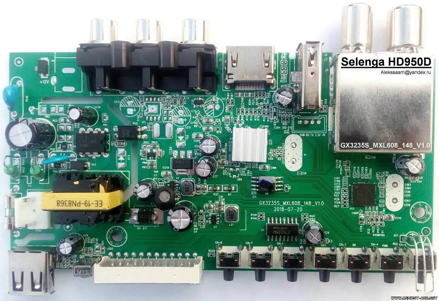 Selenga hd950d подключение к телевизору схема Селенга hd950d схема электрическая