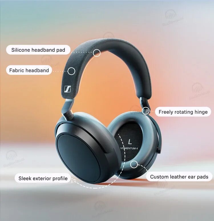 Sennheiser momentum 4 подключение к пк Беспроводные наушники Sennheiser Impulse 4, 60 часов работы, Bluetooth-гарнитура