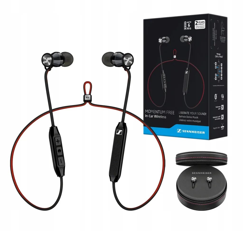 Sennheiser наушники беспроводные как подключить Купить SENNHEISER MOMENTUM Бесплатные наушники M2 IEBT + чехол: отзывы, фото и х