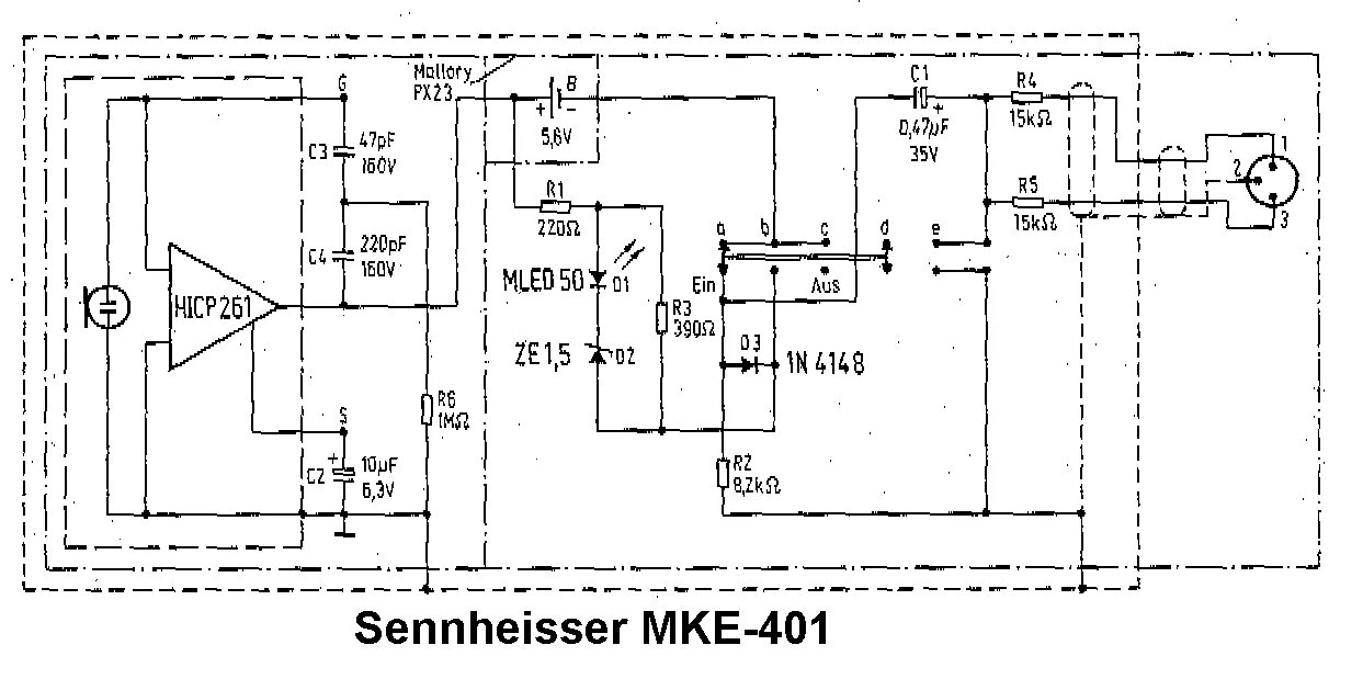 Sennheiser распайка Gyraf Audio's Obscure Schematics
