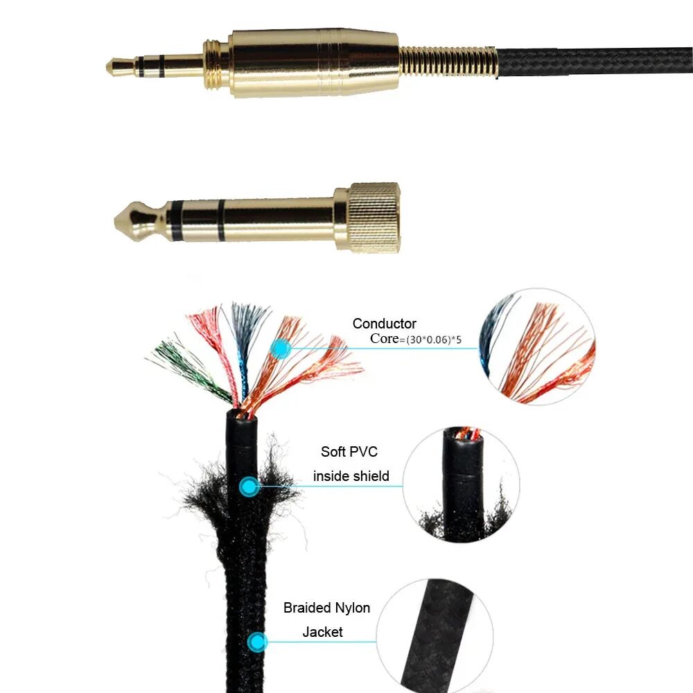 Sennheiser распайка Шнуры POYATU для Sennheiser HD560S, сменный кабель для наушников, Hi-Fi кабели, 