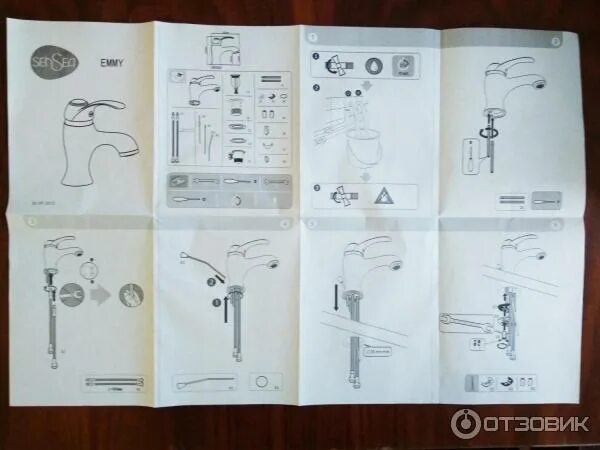 Sensea инструкция по сборке Отзыв о Смеситель для раковины Sensea "Emmy" Красивый прибор в стиле ретро.