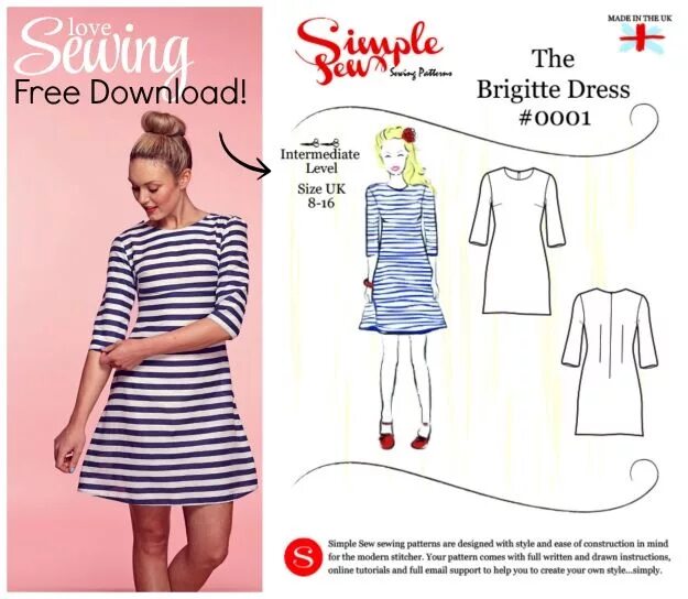 Sew freedom купить выкройки That’s right - a free dress pattern for you all to download! It’s the gorgeous s