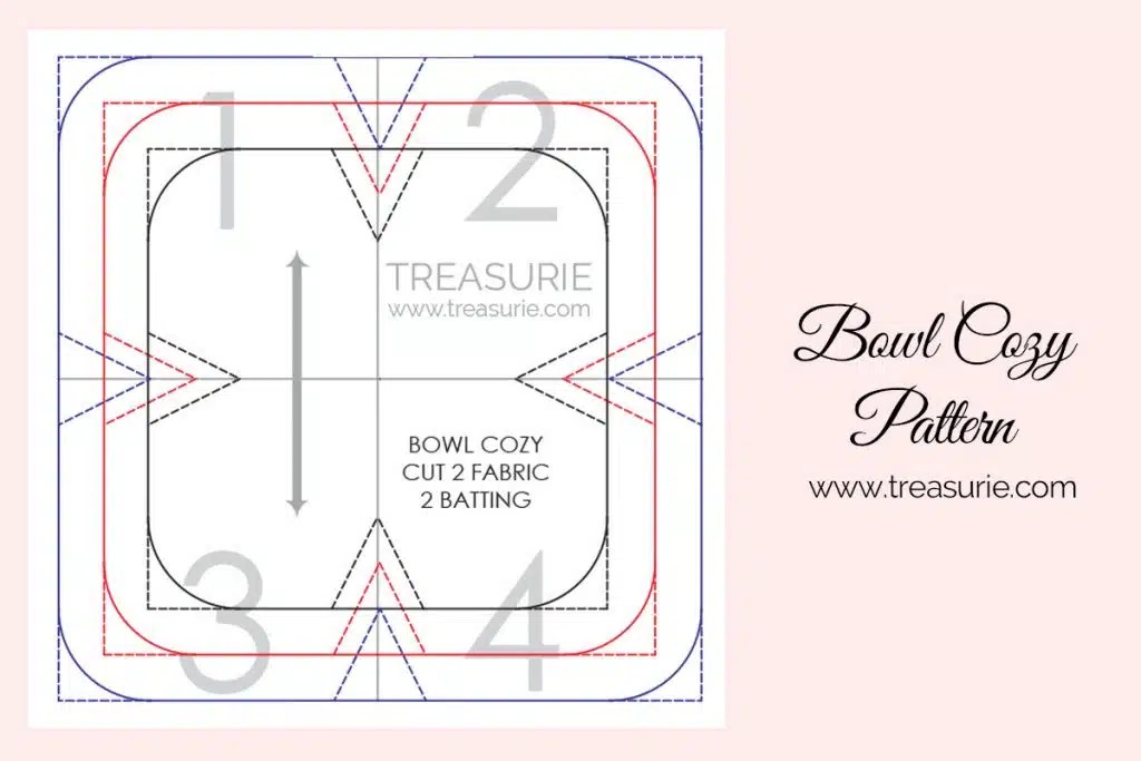Sew level выкройки купить Sewing Pattern Printable Microwave Bowl Cozy Template - Drawing Proportions Guid