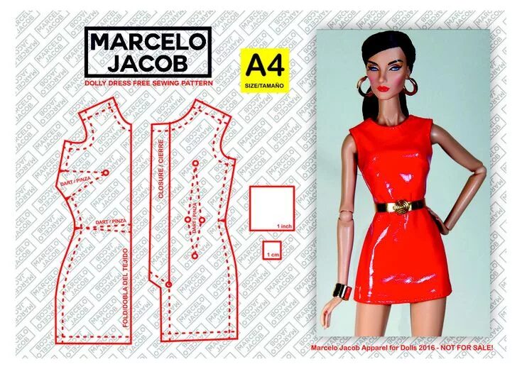 Sewfreedom выкройки купить Marcelo Jacob Apparel for Dolls - Marcelo Jacob Apparel for Dolls Sewing barbie 