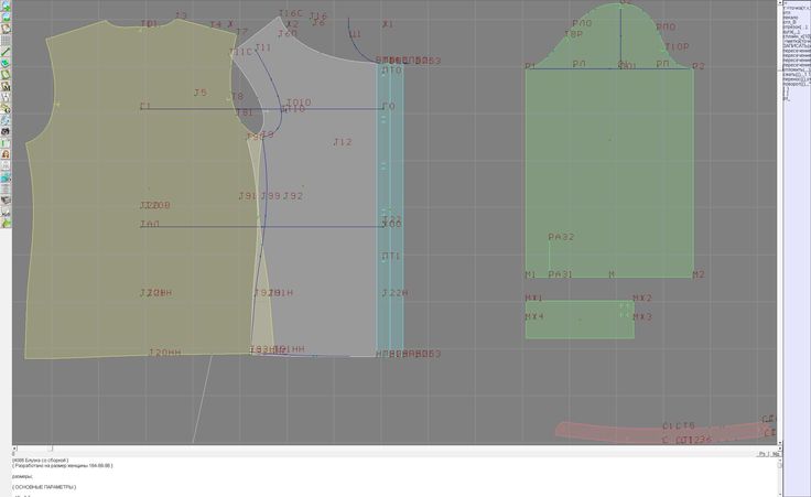 Sewing выкройки Blouse - Sewing Pattern #4086. Made-to-measure sewing pattern from Lekala with f