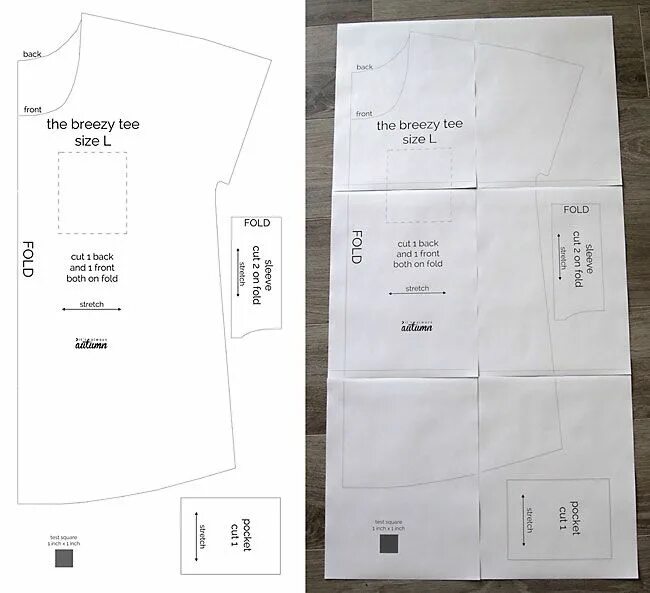 Sewlevel выкройки the breezy tee free womens sewing pattern in size L Tunika schnittmuster, Shirt 