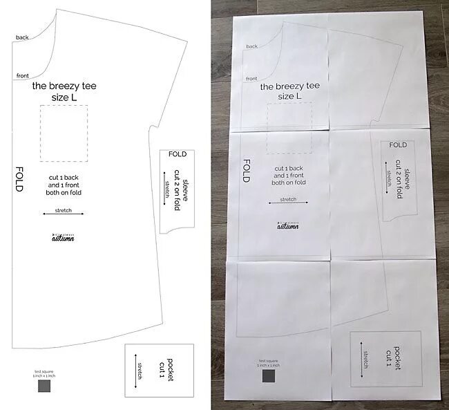 Sewlevel выкройки купить the breezy tee free womens sewing pattern in size L Sewing patterns free women, 