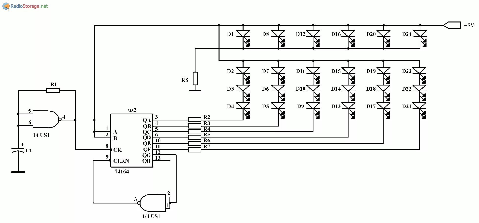 Sf61062hj 1 схема подключения светодиодов Звездные лучики на светодиодах
