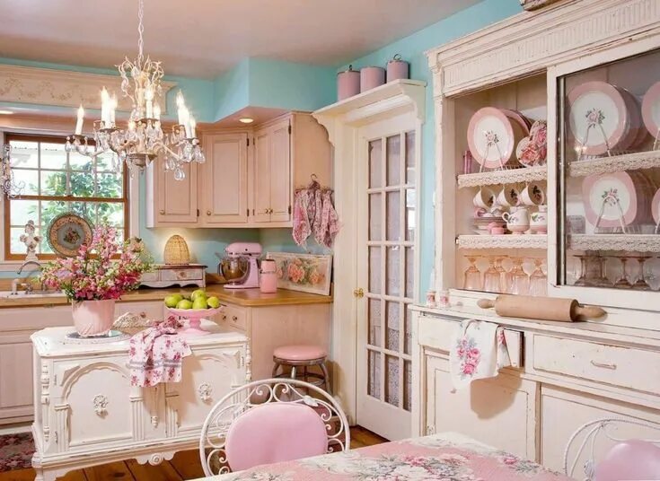 Shabby октябрьский просп 25а фото 15 Fabulous Shabby-Chic Kitchens - Walls of Wonderland Shabby chic zimmer, Shabb
