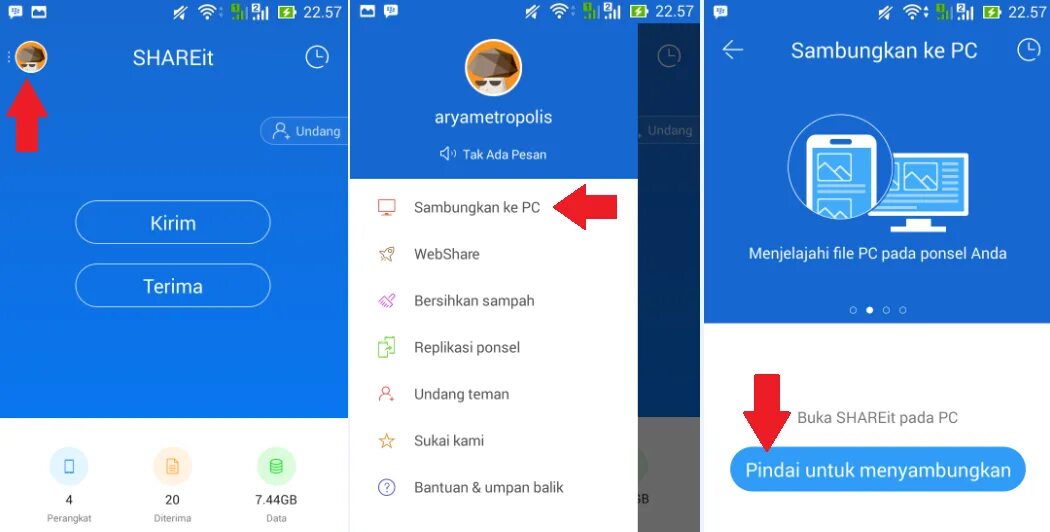 Shareit как подключить телефон к пк Перекинуть через shareit