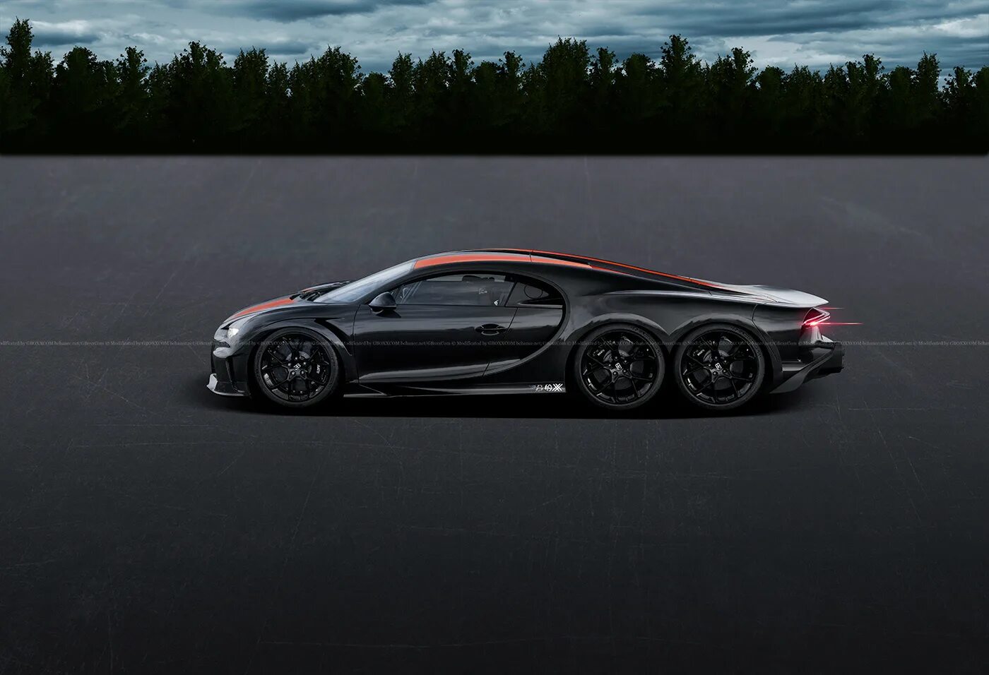 Sheron спортивная ул 27 стр 4 фото Bugatti Chiron SS 6x6 :: Behance