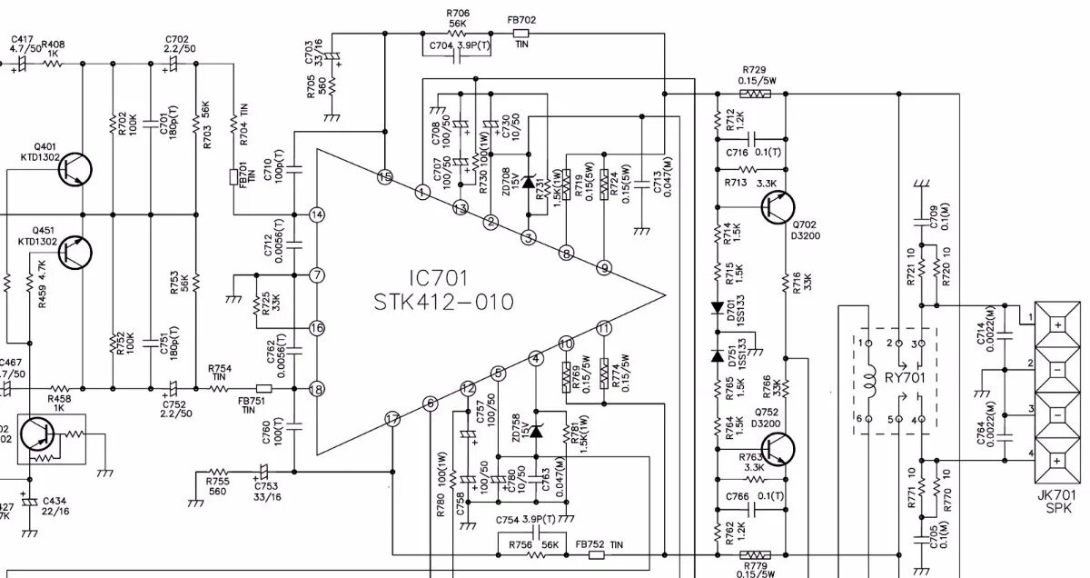 Stk4132ii схема усилителя Stk4142Ii схема усилителя: Новые и оригинальные af Power Amplifier IC Stk4142II 