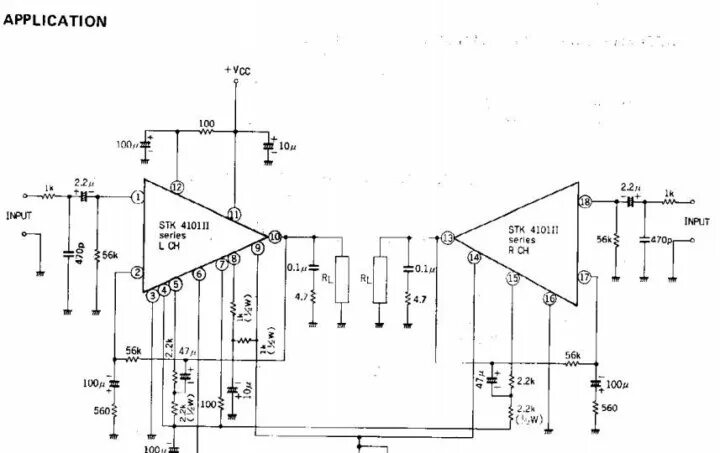 Stk4132ii схема усилителя Stk4211 ii схема