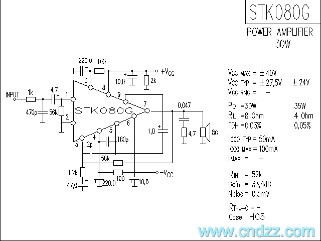Stk4132ii схема усилителя 功 放 电 路-集 成 音 频 放 大-维 库 电 子 市 场 网