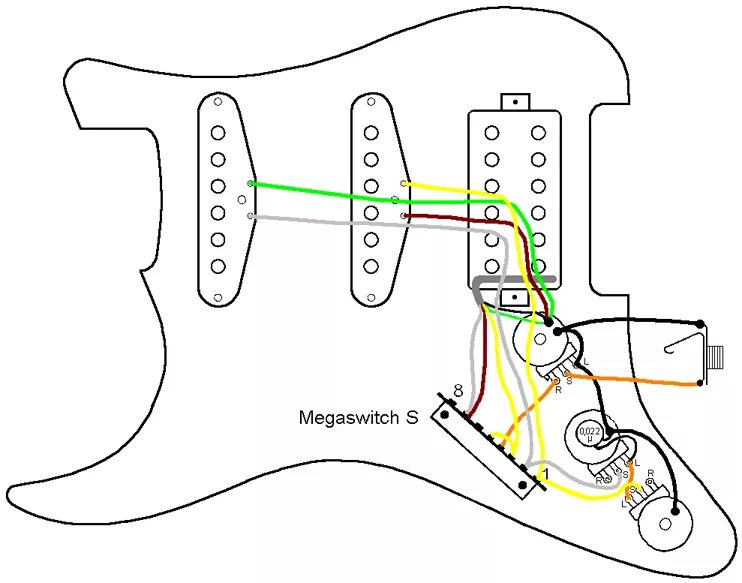 Stratocaster схема распайки Распайка стратокастера - Basanova.ru