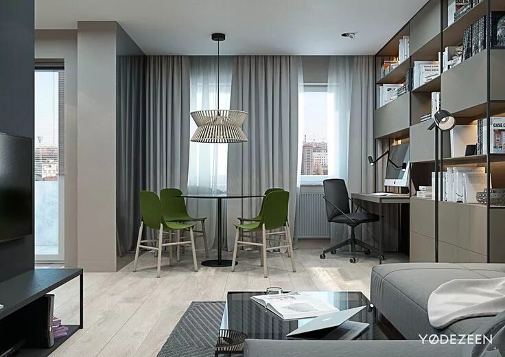Studio 211 дизайн студия Studio interior, Small studio apartments, Interior design bedroom