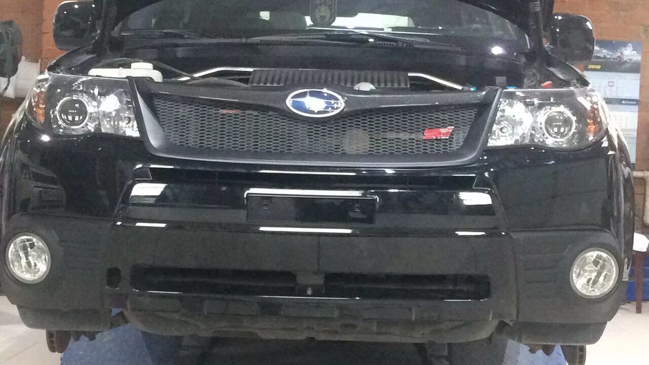 Subaru forester sh решетка радиатора тюнинг Покраска часть четвёртая: Решетка радиатора STI Concept - Subaru Forester (SH), 