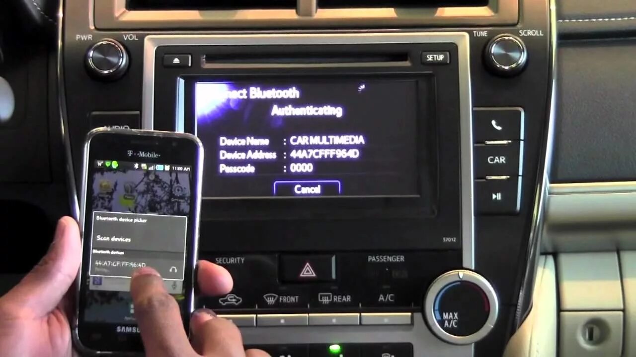 Subaru levorg как подключить телефон к магнитоле 2012 Toyota Camry Bluetooth Audio Player Connection How To by Toyota City Minnea