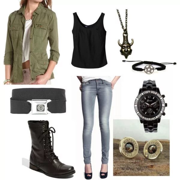 Supernatural стиль женский Supernatural Inspired Coat for Cosplay