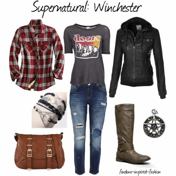 Supernatural стиль женский Supernatural: Winchester Inspired Outfit Supernatural inspired outfits, Supernat