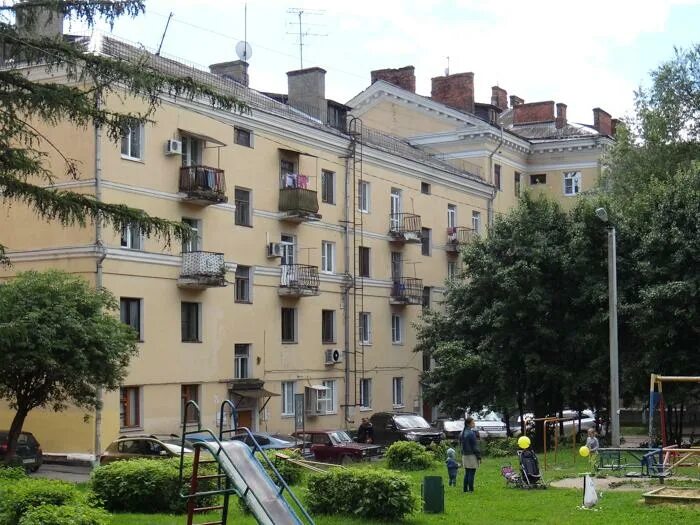 T2 октябрьская ул 3 фото Октябрьская ул., 1/2 - Воскресенск многоквартирный жилой дом, строение 1953 года