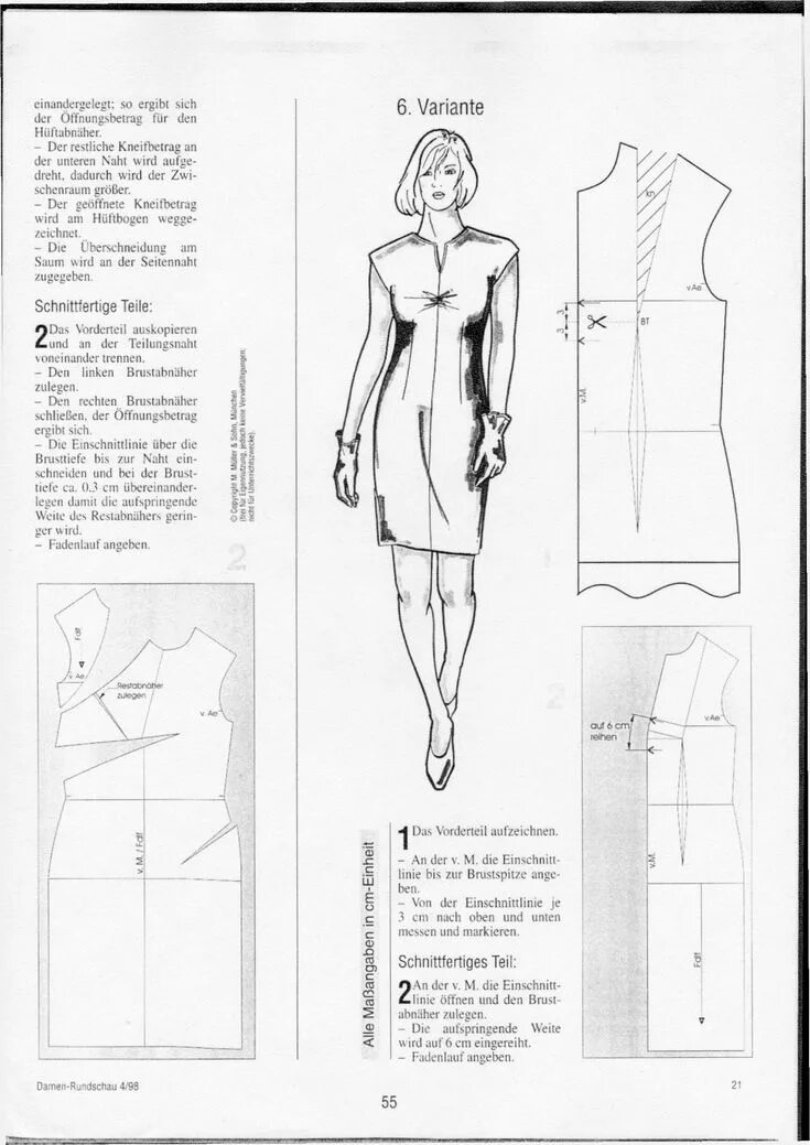 Tailor выкройки Pin op Pattern