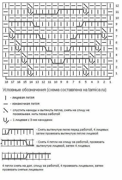 Tamica ru вязание схемы спицами Пин на доске вязание