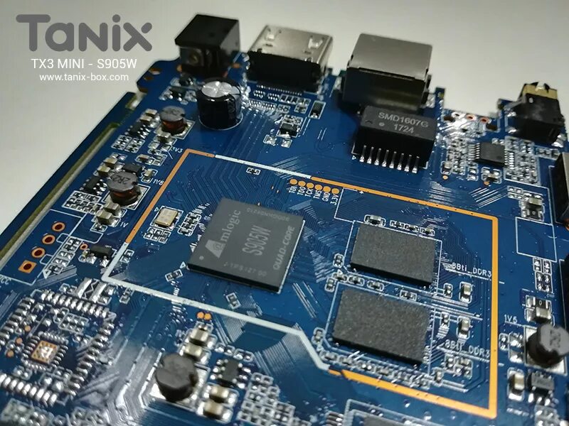 Tanix w2 4 32 подключение Amlogic-S905W-Motherboard - TANIX TV Box