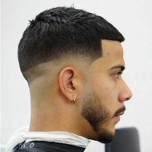 Taper стрижка мужская French Crop Haircut for Men