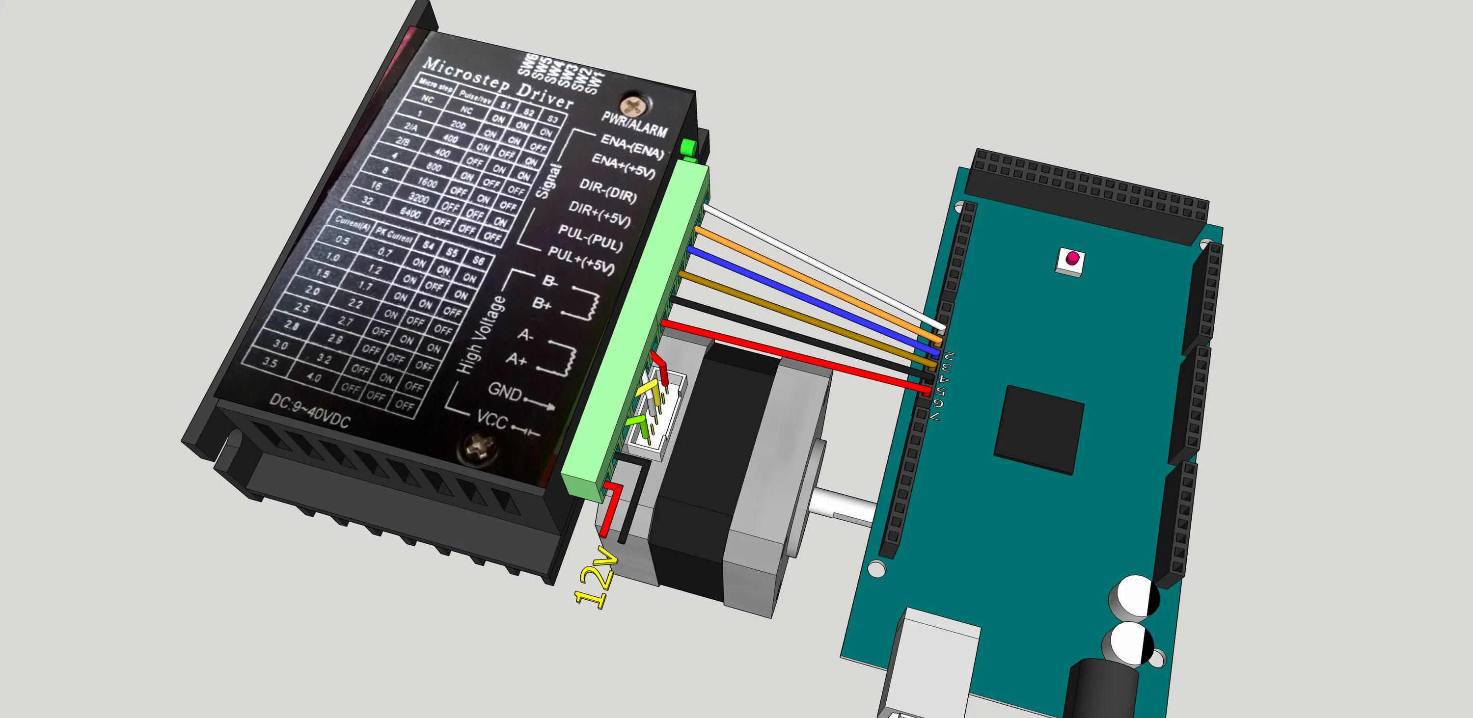 Tb6600 подключение двигателя Doctrine Connected in terms of arduino stepper motor tb6600 Dislike On a large s