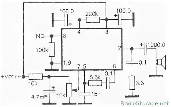 Tda1013a схема усилителя Схема УНЧ с регулятором громкости на микросхеме TDA1013B (4Вт)