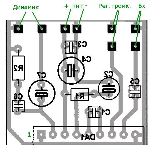 Tda1013a схема усилителя Схема УНЧ с регулятором громкости на микросхеме TDA1013B (4Вт)