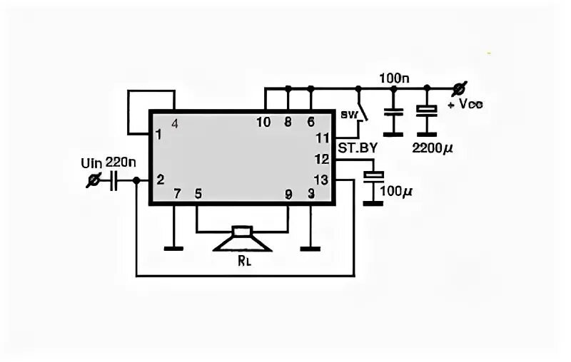 Tda1519a схема усилителя TDA Audio IC parameters, equivalents, app notes and cross reference (Pag. 37/299