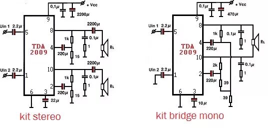 Tda2009a схема усилителя Tda16846 2p схема включения