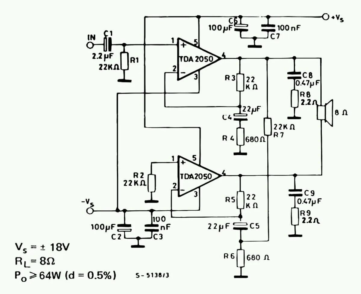 Tda2050 схема усилителя с однополярным питанием 2pcs-TDA2050 35 Вт моно Hi-Fi усилитель 9 до 50 В постоянного тока... продавец и