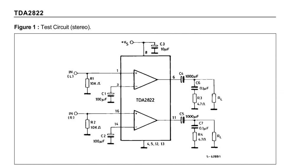 Tda2822m схема усилителя Усилитель TDA2822M - DRIVE2