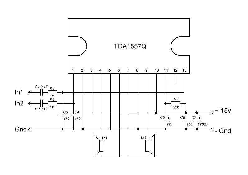 Tda7057aq схема усилителя Простые самодельные УМЗЧ - Форумы сайта "Отечественная радиотехника ХХ века"