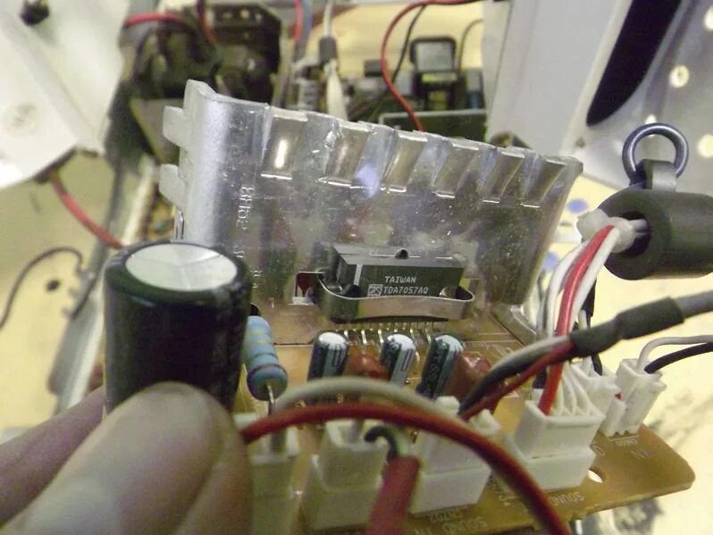 Tda7057aq схема усилителя УНЧ из монитора на TDA7057AQ