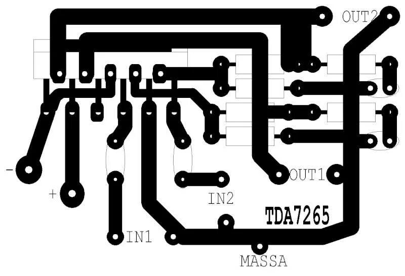 Tda7265 схема усилителя с двухполярным Усилитель 2x25 вт на tda7265