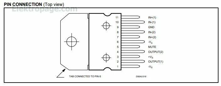 Tda7269a схема усилителя Tda7269a схема усилителя фото - PwCalc.ru