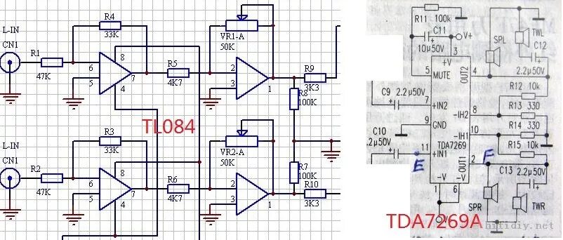 Tda7269a схема усилителя Tda7269a схема усилителя - Схемы