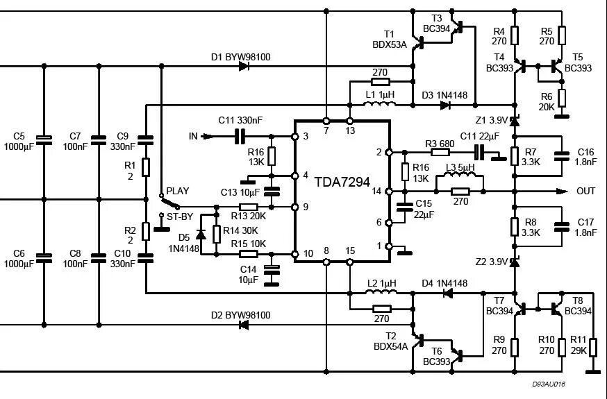Tda7293 схема усилителя Помогите с MF1 - Усилители на микросхемах, схемы на чипах - Форум журнала практи