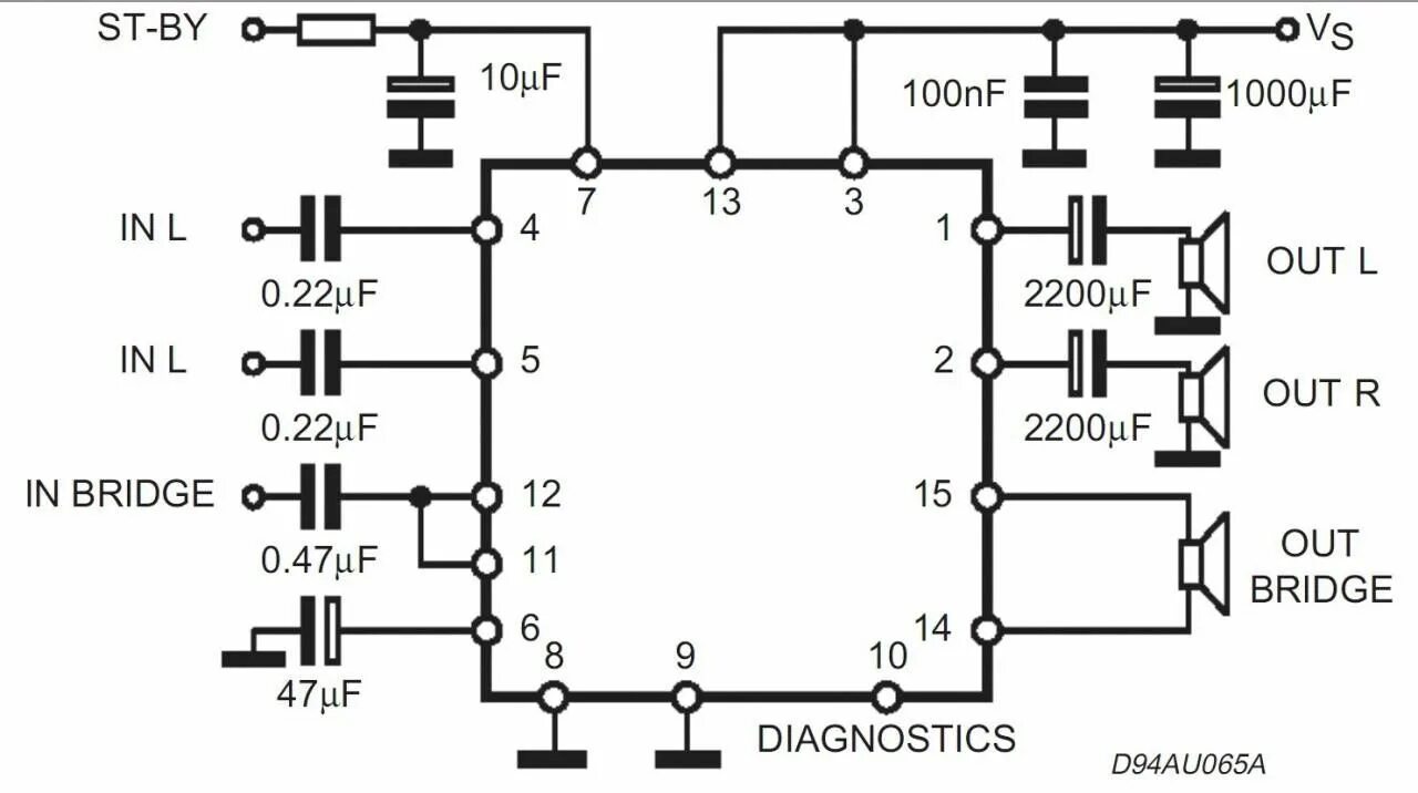 Tda7379 схема усилителя Усилитель 2.1 на TDA7377 Surround sound systems, Surround sound, Sound system