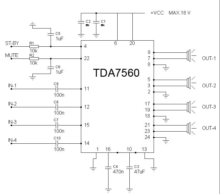 Tda7497 схема усилителя Замена штатной балалайки. Часть 8. Победа - Geely GC6, 1,5 л, 2014 года автозвук
