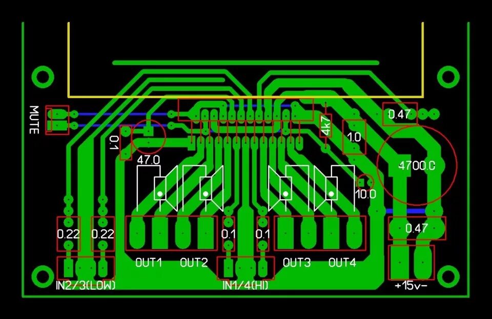 Tda7560 схема усилителя Разводка плат - DRIVE2