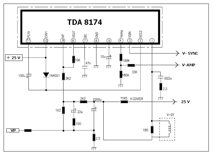 Tda8172 схема усилителя Tda8174 - Basanova.ru